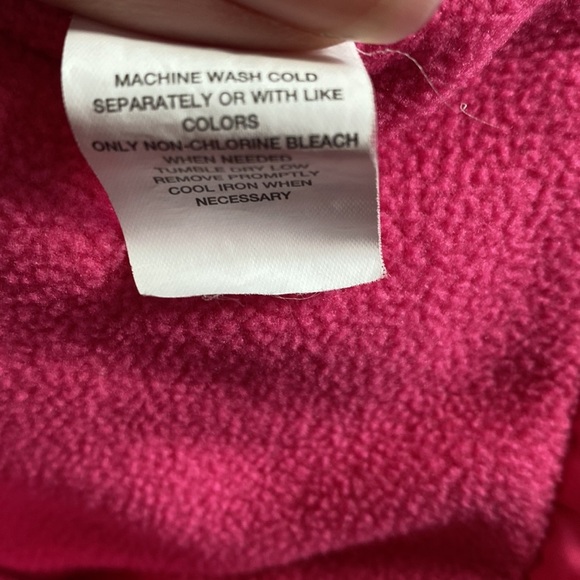 Childrens place 3T bright pink puffer vest fleece lined kids winter‎ outerwear - Picture 4 of 5